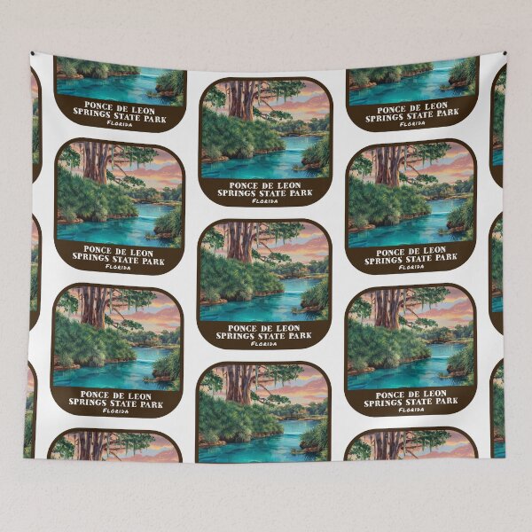 Item preview, Vintage Ponce de Leon Springs State Park (Florida State Park) designed and sold by RabbitK.