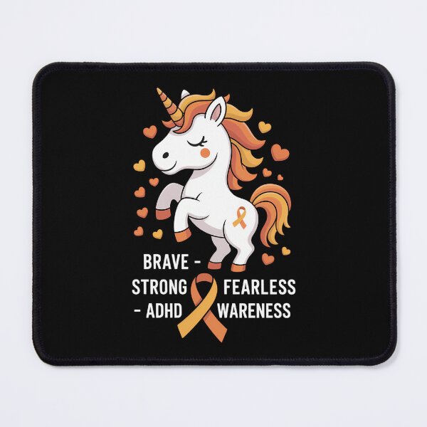 Item preview, ADHD AWARENESS BRAVE STRONG FEARLESS designed and sold by DoorwayThreads.