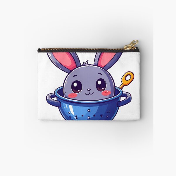 Item preview, Cute Bunny in a Blue Bowl designed and sold by takeng07.