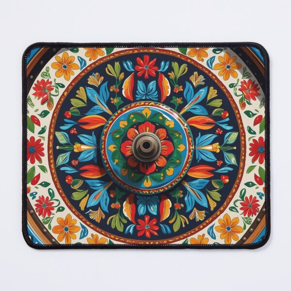 Item preview, Typical Costa Rican Wagon Wheel – Colorful Folk Art designed and sold by TicoInk.
