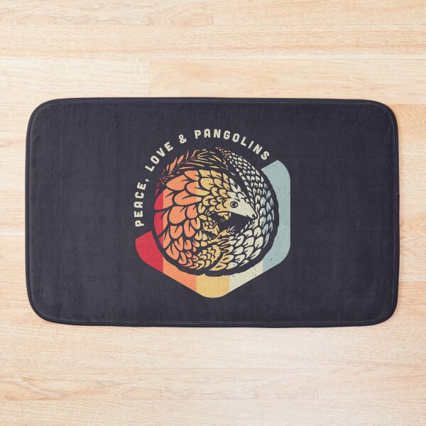 Item preview, Peace, Love & Pangolins - Vintage Geometric Design designed and sold by Bangtees.
