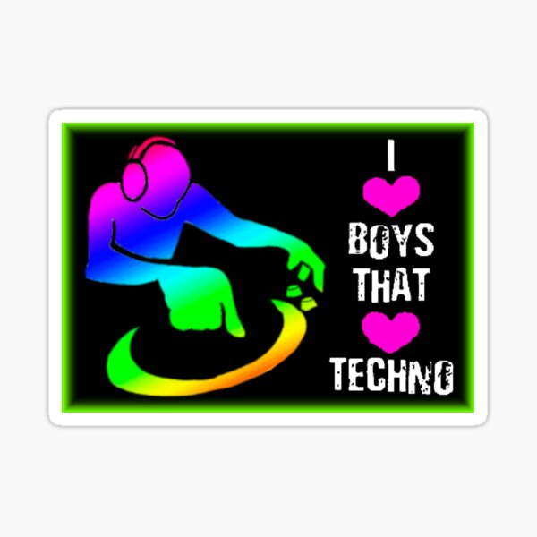 Item preview, I Heart Techno Boys! designed and sold by txnezXD.