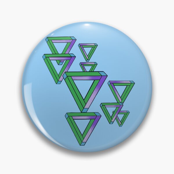 Item preview, 3D Triangles - Sheldon T-shirt designed and sold by TBBTMania.