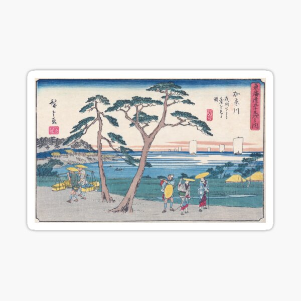 Item preview, Kanagawa by Andō Hiroshige designed and sold by LegacyArtHub.