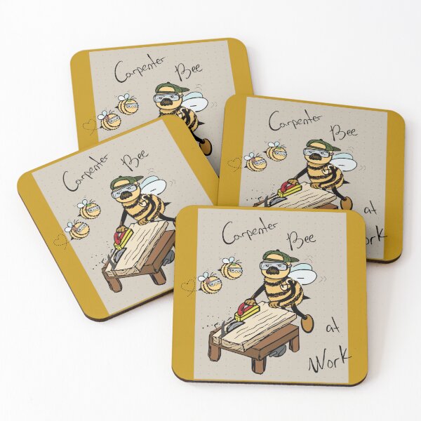 Item preview, Carpenter Bee At Work designed and sold by BurgerDesigns.