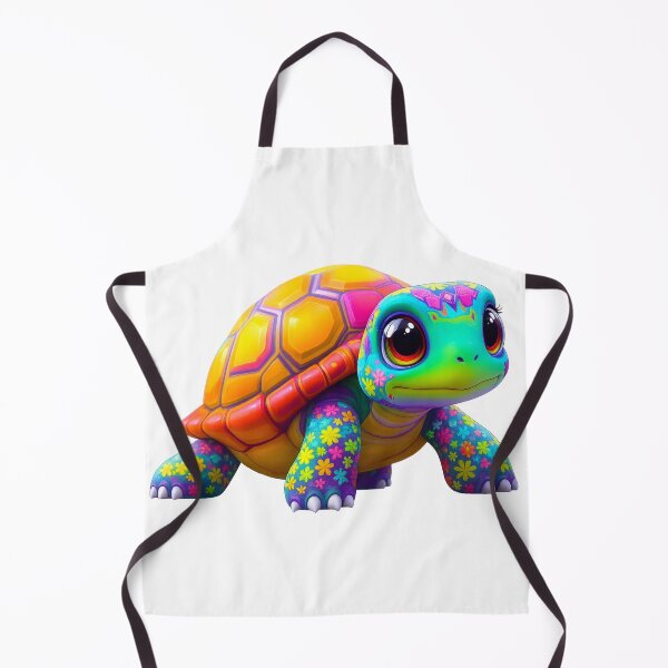 Item preview, Rainbow Floral Turtle  designed and sold by bytefulbloom.