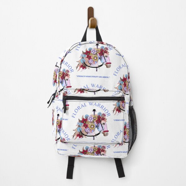 Item preview, Floral Warrior, Horse, flowers, carousel horse, multi color, petals designed and sold by BCessar.