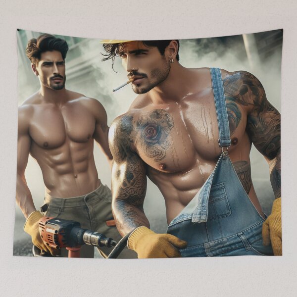 Item preview, Beautiful construction men designed and sold by RAMxLOVE.