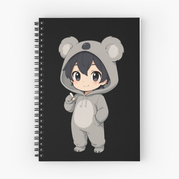 Item preview, Chibi Koala Onesie – Cute Grey Costume with Round Fluffy Ears designed and sold by ColorSplash123.