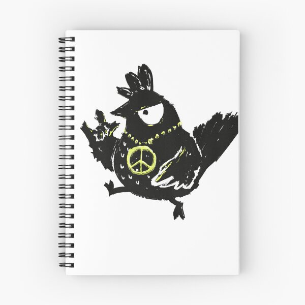 Item preview, Rooster Rock designed and sold by Cute & Funny Hand-Drawn Prints | Happy Doodle Friends Shop.