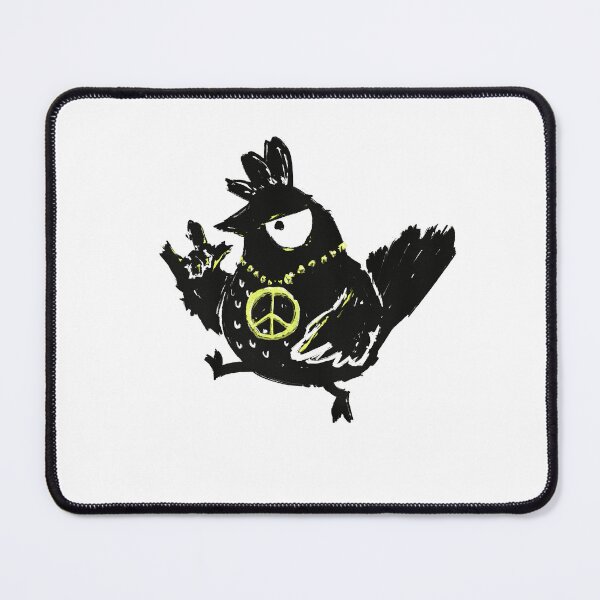 Item preview, Rooster Rock designed and sold by Cute & Funny Hand-Drawn Prints | Happy Doodle Friends Shop.