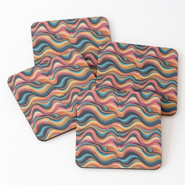 Item preview, Striped fabric colors designed for printing 9 designed and sold by 4Dart.