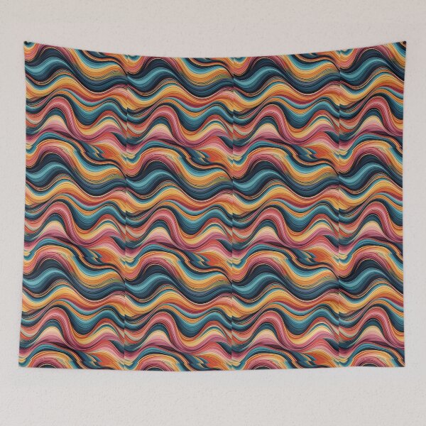 Item preview, Striped fabric colors designed for printing 9 designed and sold by 4Dart.