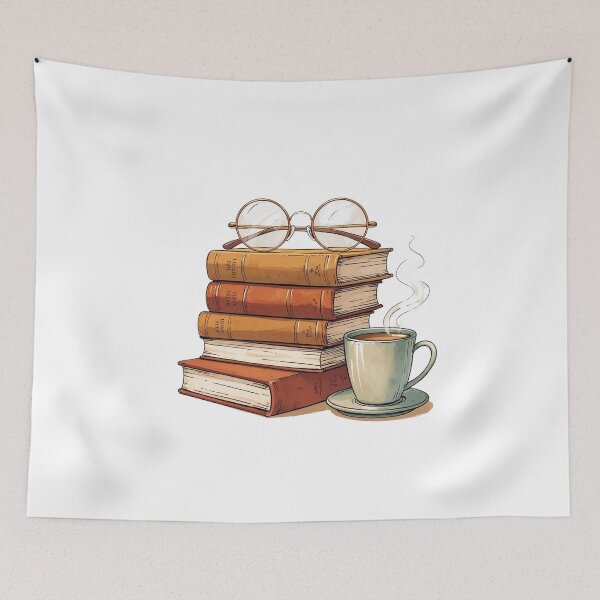 Item preview, Cozy Fall Book Stack designed and sold by CozyinTime.