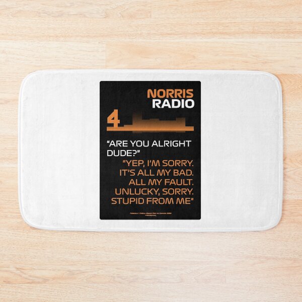 Item preview, Yep, i'm sorry. It's all my bad - Lando Norris F1 Team Radio designed and sold by Heybratan.