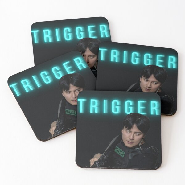 Item preview, Kim Nam Gil TRIGGER K-drama Neon Blue Art designed and sold by Kpkd  Store.