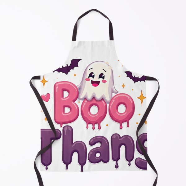 Item preview, Boo Thang Halloween Lettering with Cute Ghost, Bats, Hearts, and Sparkles designed and sold by Mimoshi ⭐⭐⭐⭐⭐.