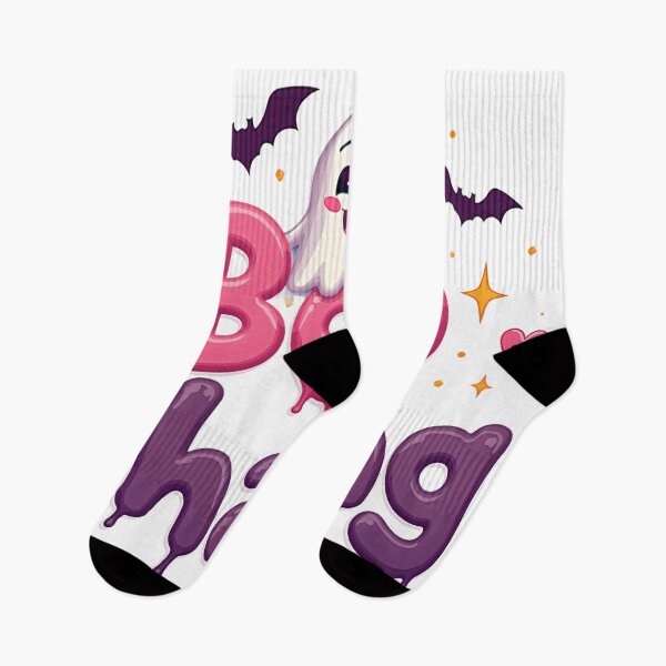 Item preview, Boo Thang Halloween Lettering with Cute Ghost, Bats, Hearts, and Sparkles designed and sold by Mimoshi ⭐⭐⭐⭐⭐.