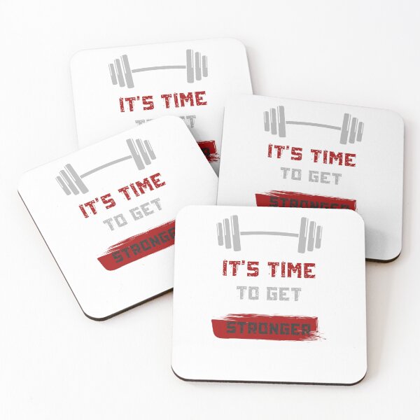 Item preview, It’s Time to Get Stronger – Gym & Fitness Motivation Design designed and sold by piyushdoorwar.