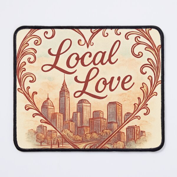 Item preview, Local Love – Minimal City Pride Badge Tee/Hoodie designed and sold by TONSNAP.