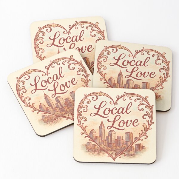 Item preview, Local Love – Minimal City Pride Badge Tee/Hoodie designed and sold by TONSNAP.