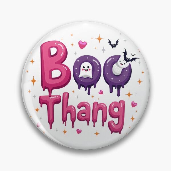 Item preview, Boo Thang Halloween Quote with Cute Ghosts, Bats, Hearts, and Sparkles designed and sold by Mimoshi ⭐⭐⭐⭐⭐.