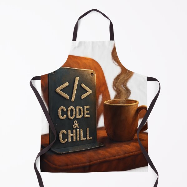 Item preview, Code & Chill – Minimal Tech Badge Tee/Hoodie designed and sold by TONSNAP.