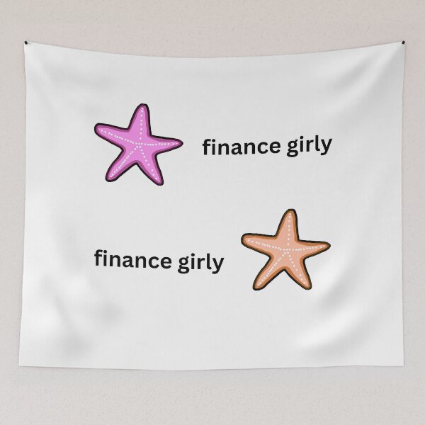 Item preview, finance girly with star fish designed and sold by ha11e11.