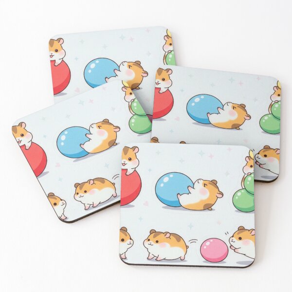 Item preview, Hamsters Playing with Balls designed and sold by EsenciaZen.