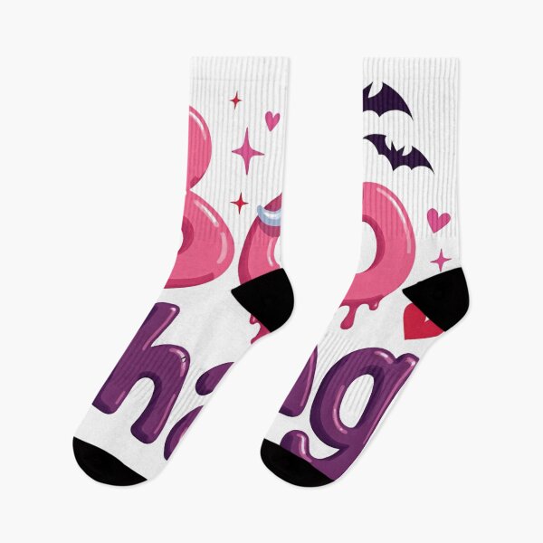 Item preview, Boo Thang Halloween Text with Cute Ghost, Hearts, and Flying Bats designed and sold by Mimoshi ⭐⭐⭐⭐⭐.