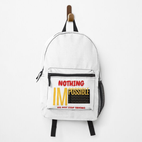 Item preview, Nothing Impossible – Motivational Quote Design designed and sold by ArtsAmaze.