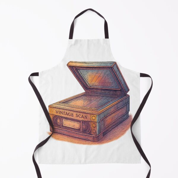 Item preview, Vintage Scan – Minimal Retro Tech Badge Tee/Hoodie designed and sold by TONSNAP.