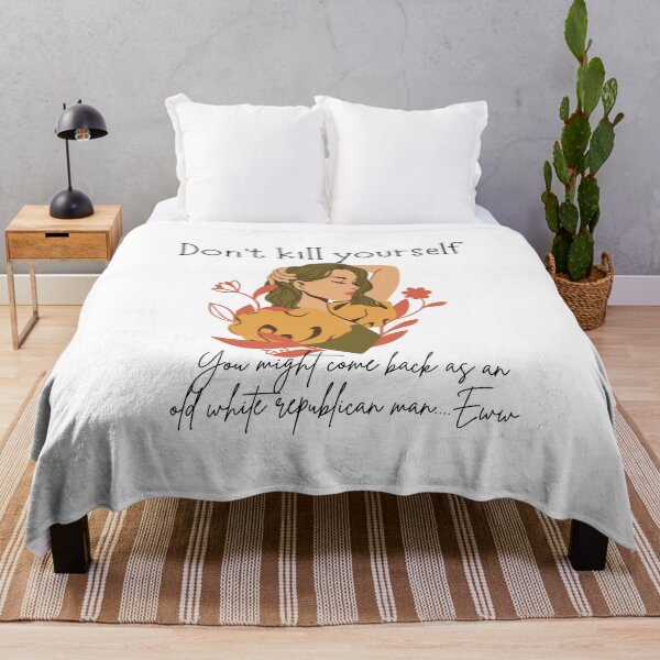 Item preview, Don’t K Yourself Funny Feminist Quote Design — Woman Surrounded by Flowers, Political Humor designed and sold by StudioSamanthaa.