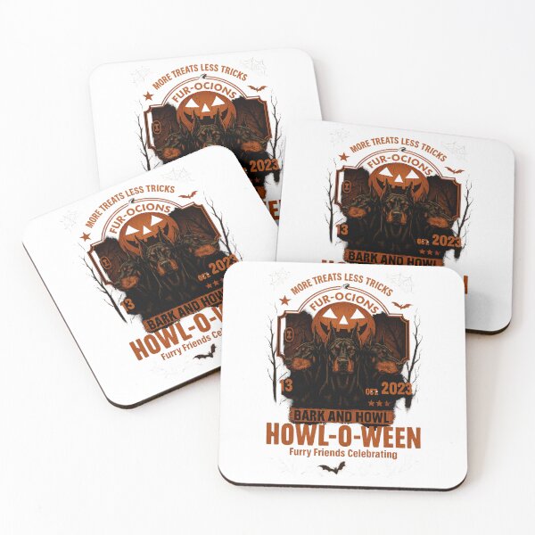 Item preview, Halloween Dog Doberman Treats Tricks Graphic Tee designed and sold by NSB-Design.