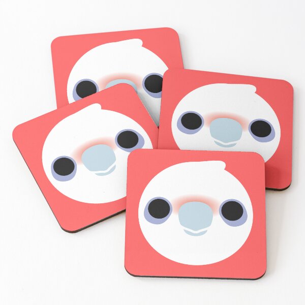 Item preview, The face of a Little corella designed and sold by INKOYADO.