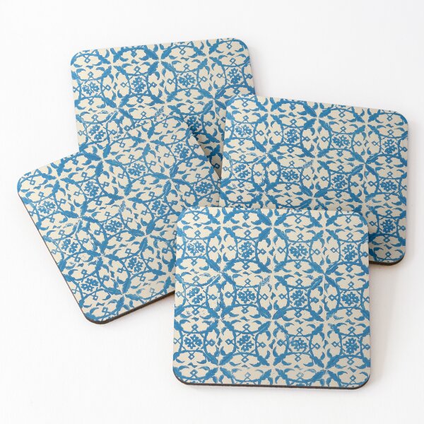 Item preview, Tile Styled Pattern Carved Stamp Print designed and sold by Lunaria Sakusa.