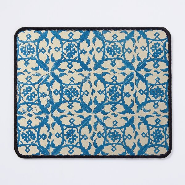 Item preview, Tile Styled Pattern Carved Stamp Print designed and sold by Lunaria Sakusa.