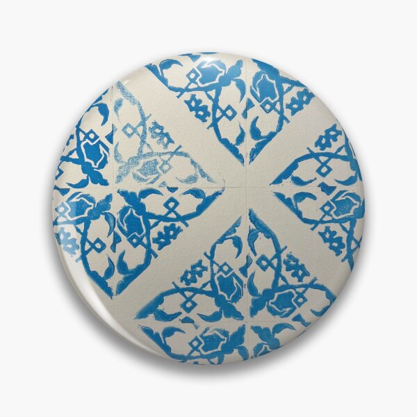 Item preview, Diamond Tile Carved Stamp Print designed and sold by Lunaria Sakusa.
