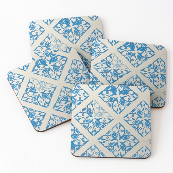 Item preview, Diamond Tile Carved Stamp Print designed and sold by Lunaria Sakusa.