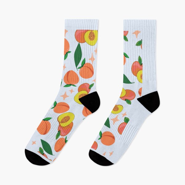 Item preview, Seamless Peach Pattern — Cute Fruit Repeating Design with Fresh Summer Vibes designed and sold by StudioSamanthaa.
