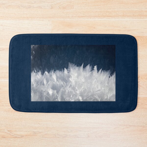 Item preview, Frost Crystals Macro Winter Ice Texture designed and sold by ConfuseLab Shop.