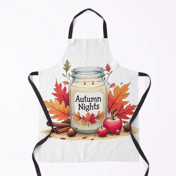 Item preview, Autumn Candle Jar designed and sold by CozyinTime.