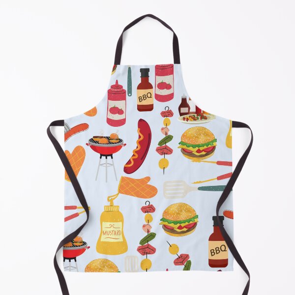 Item preview, Seamless BBQ Pattern — Grilling Tools, Meat, and Sauces Repeating Design designed and sold by StudioSamanthaa.