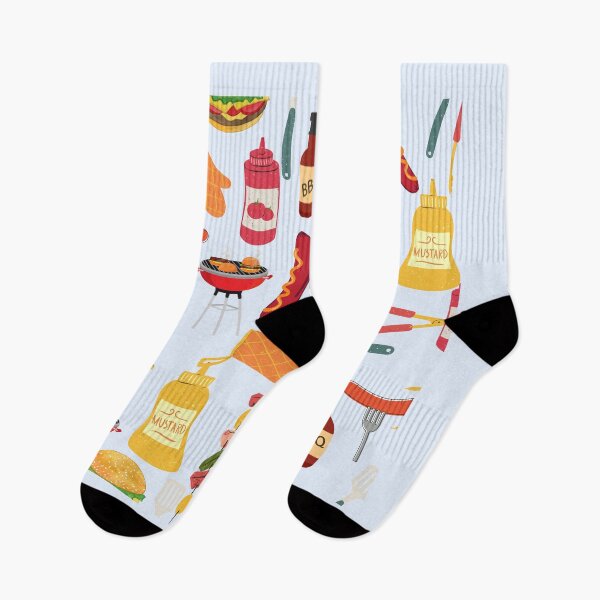 Item preview, Seamless BBQ Pattern — Grilling Tools, Meat, and Sauces Repeating Design designed and sold by StudioSamanthaa.