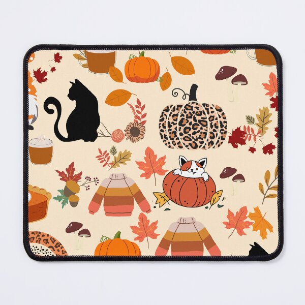 Item preview, Seamless Fall Pattern — Cozy Sweaters, Cats, Pumpkins & Autumn Elements Repeating Design designed and sold by StudioSamanthaa.