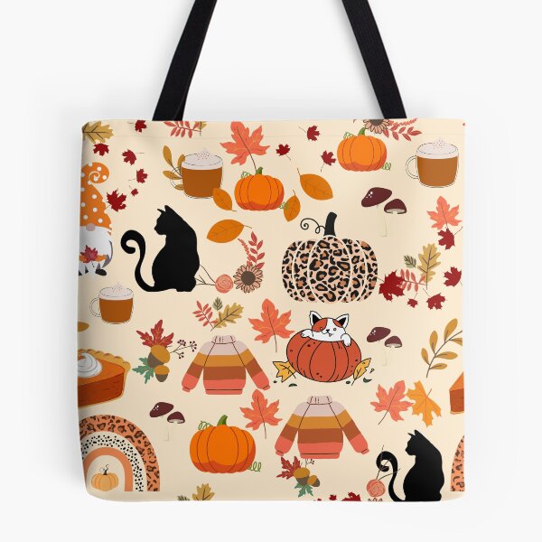 Item preview, Seamless Fall Pattern — Cozy Sweaters, Cats, Pumpkins & Autumn Elements Repeating Design designed and sold by StudioSamanthaa.