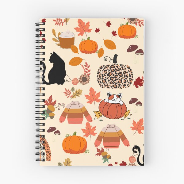 Item preview, Seamless Fall Pattern — Cozy Sweaters, Cats, Pumpkins & Autumn Elements Repeating Design designed and sold by StudioSamanthaa.