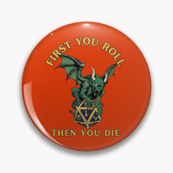 Item preview, First You Roll Then You Die designed and sold by Kate Miller Illustrator.