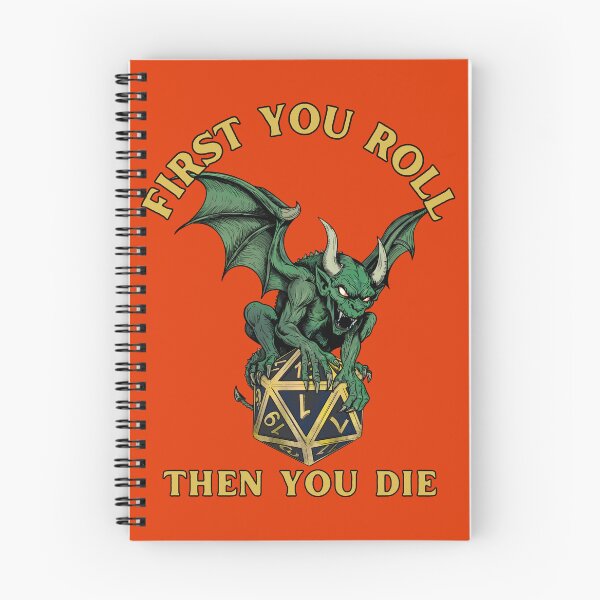 Item preview, First You Roll Then You Die designed and sold by Kate Miller Illustrator.