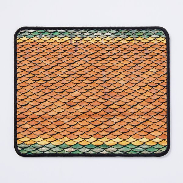 Item preview, Colorful Roof Tile Pattern – Scalloped Design Texture designed and sold by ConfuseLab Alt.